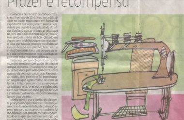 A costura e seus prazeres no Jornal Estado de Minas